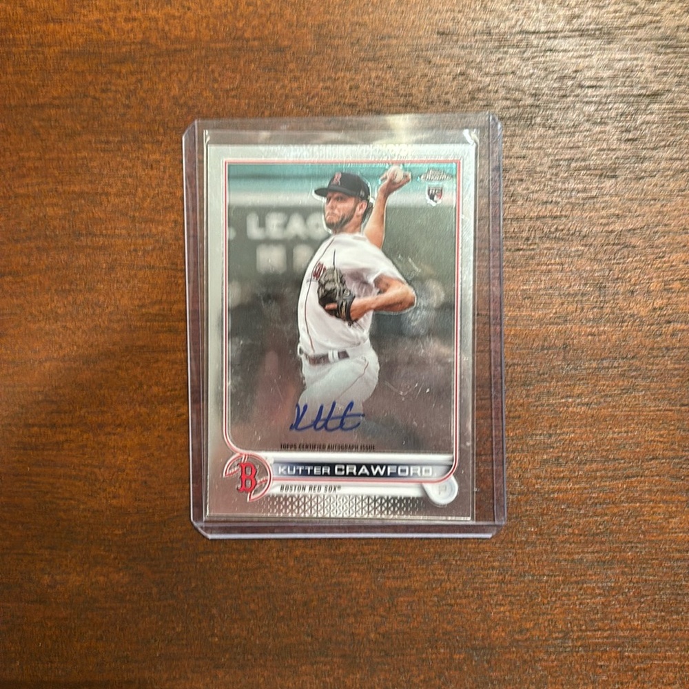 Kutter Crawford Topps Chrome Auto Rookie Card #RA-KCR